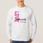 ストリートスタイルで愛を叫べ!バレーボール Tシャツ (正面)