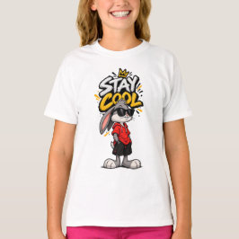 ストリートスタイルのクールなウサギ グラフィック – おもしろいアーバン Tシャツ