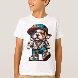 ストリートスタイル・ブルドッグTシャツ Tシャツ