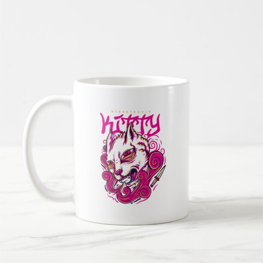 ストリートソウル子猫 コーヒーマグカップ (左)