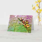 ストリートビュー/アート，カード カード (黄色い花)