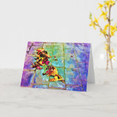 ストリートビュー/アート,カード カード (黄色い花)