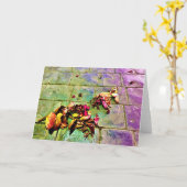 ストリートビュー/アート，カード カード (黄色い花)