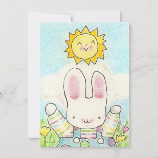 ストリートボーイbunny誕生日の招待状 招待状 (正面)