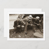 ストリートミュージシャン、テネシー州メイナードビル、1935年 ポストカード (正面/裏面)