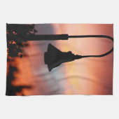 ストリートライトシルエットサンセットトイルコットンキッチン キッチンタオル (横)
