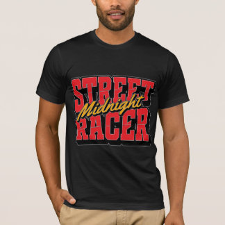 ストリートレーサー ミッドナイトエディション - レーシングカー グラフィック Tシャツ