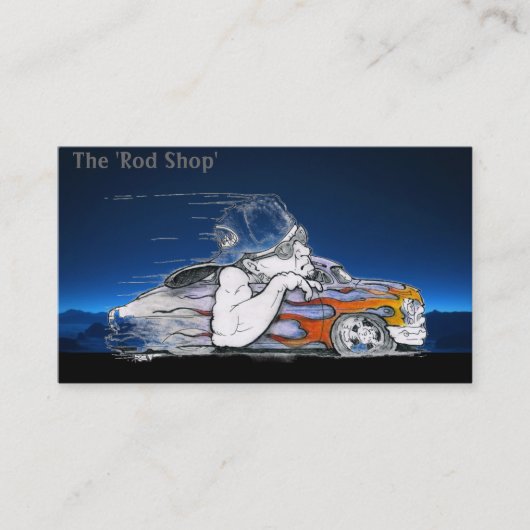 ストリートロード車の漫画の名刺 名刺 (正面)