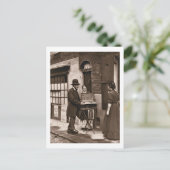 ストリート・ドクター、1876-77年（ウッドバリータイプ） ポストカード (スタンド正面)