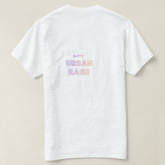 ストリート・フューリー - 都市の怒り Tシャツ (デザイン裏面)