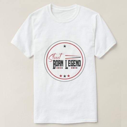 ストリート+ボーン+伝説 Tシャツ (デザイン正面)