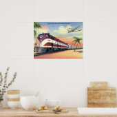 ストリーナートレイン,素晴らしいフロリダ,ヴィンテージ ポスター (キッチン)