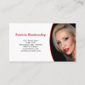 ストリーマカラフルーズの上縁どプロフェッショナル写真 名刺 (裏面)