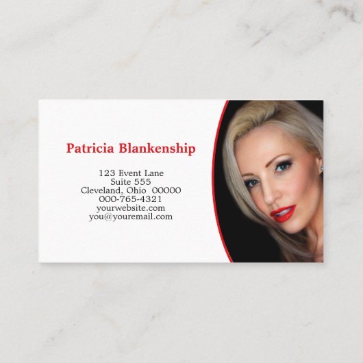 ストリーマカラフルーズの上縁どプロフェッショナル写真 名刺 (裏面)