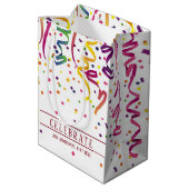 ストリーマカラフルー及び紙吹雪抱き枕 ミディアムペーパーバッグ (裏面アングル)