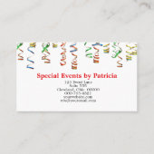 ストリーマカラフルーQRコードフォトプロフェッショナル 名刺 (正面)