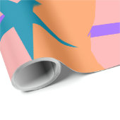 ストリーマーとスター ラッピングペーパー (ロールコーナー)