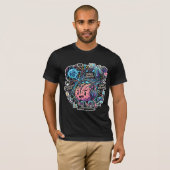 ストリーマーの脳波パーカー Tシャツ (正面フル)