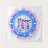 ストリーマーパーティータイム背景 タペストリー (正面(横))