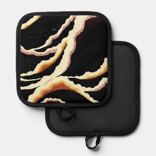 ストリーマー装飾デザイン1902 鍋敷き (正面/裏面)