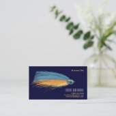 ストリーマー魚釣りルアー名刺 名刺 (スタンド正面)