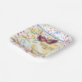 ストリーマー&紙吹雪新年のイブパーティー ペーパープレート (傾斜あり)