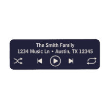 ストリーミングミュージックプレーヤーブルー差出人住所