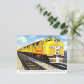 ストリーミングライナー ヴィンテージ ポストカード (スタンド正面)