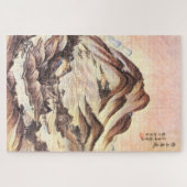 ストリームと山朝鮮フォーク芸術 ジグソーパズル (横)