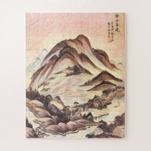 ストリームと山朝鮮フォーク芸術 ジグソーパズル
