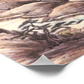 ストリームと山朝鮮フォーク芸術 ポスター (角)