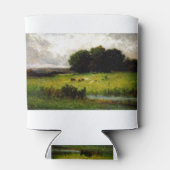 ストリームの近くの牛の明るいシーン – エドワード・ミッシュ 缶クーラー (裏面)