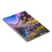 ストリームの降下スルーさくらんぼブロッサムヒル ノートブック (右側)