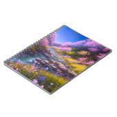 ストリームの降下スルーさくらんぼブロッサムヒル ノートブック (左側)