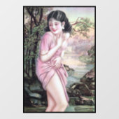 ストリームオアシスで上海の中国人女性にからかわれて ウィンドウサイン (シート)