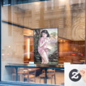 ストリームオアシスで上海の中国人女性にからかわれて ウィンドウサイン (カフェ窓)