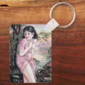 ストリームオアシスで上海の中国人女性にからかわれて キーホルダー (裏面)