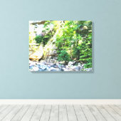 ストリームオブタロハゴージ キャンバスプリント (インサイチュ (ウッドフロア))