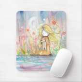ストリームマウスパッドの迷い道の少女 マウスパッド (マウス)