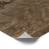 ストリーム付き石橋 ポスター (角)