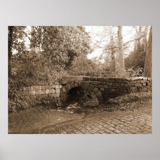 ストリーム付き石橋 ポスター (正面)