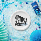 ストリーム内のムース ペーパープレート (パーティー)