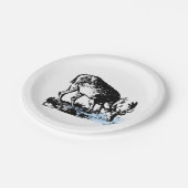 ストリーム内のムース ペーパープレート (アングル)