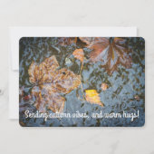 ストリーム内の黄色の葉 カード (正面)