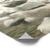 ストリーム引用文にロックチェーンを追加自然 ポスター (角)