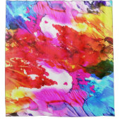 ストリーム絵を描シャワーカーテン シャワーカーテン (正面)