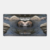 ストリーム自然 パーソナライズされた デスクマット (正面)