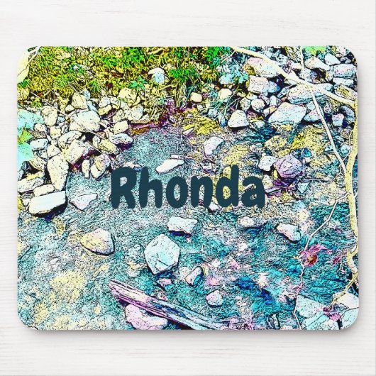 ストリーム鮮やかフォレスト マウスパッド (正面)