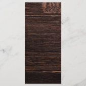 ストリ素朴ングライトバーガンディフローラのメ結婚ニュー メニュー (裏面)