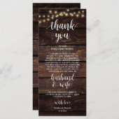 ストリ素朴ングライト、配置設定サンキューカード プログラム (正面/裏面)